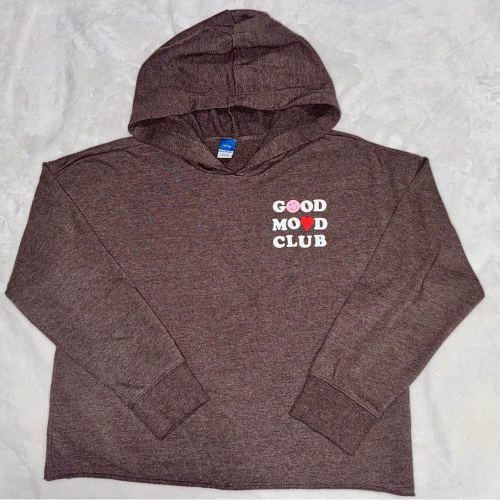 Old Navy Girls' Vintage Printed Slouchy Pullover Hoodie